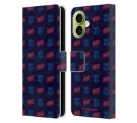 Head Case Designs Licenza Ufficiale FC Barcelona Modello FORCA Barca Custodia Portafoglio in Pelle Compatibile con Apple iPhone 17