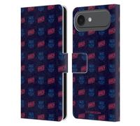 Head Case Designs Licenza Ufficiale FC Barcelona Modello FORCA Barca Custodia Portafoglio in Pelle Compatibile con Apple iPhone 17 Air