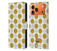 Head Case Designs Licenza Ufficiale FC Barcelona Modello Palla CAMPIONS Custodia Portafoglio in Pelle Compatibile con Apple iPhone 17 Pro Max