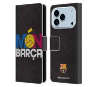 Head Case Designs Licenza Ufficiale FC Barcelona Mon Barca CAMPIONS Custodia Portafoglio in Pelle Compatibile con Apple iPhone 17 PRO