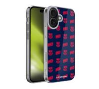 Head Case Designs Licenza Ufficiale FC Barcelona Motivo con Stemma Grafica Custodia in Gel [Protezione di Grado Militare] Compatibile con Apple iPhone 17