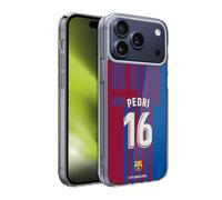 Head Case Designs Licenza Ufficiale FC Barcelona Pedri 2021/22 Giocatori Home Kit Gruppo 1 Custodia in Gel [Protezione di Grado Militare] Compatibile con Apple iPhone 17 PRO Max