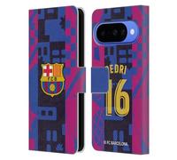 Head Case Designs Licenza Ufficiale FC Barcelona Pedri 2021/22 Giocatori Kit Third Gruppo 1 Custodia Portafoglio in Pelle Compatibile con Google Pixel 10