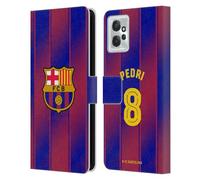 Head Case Designs Licenza Ufficiale FC Barcelona Pedri 2025/26 Giocatori Home Kit Custodia Portafoglio in Pelle Compatibile con Motorola Moto G Power (2023)