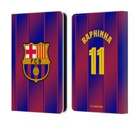 Head Case Designs Licenza Ufficiale FC Barcelona Raphinha 2025/26 Giocatori Home Kit Custodia Portafoglio in Pelle Compatibile con Amazon Kindle 11th Gen 6in 2022