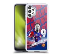 Head Case Designs Licenza Ufficiale FC Barcelona Robert Lewandowski 2023/24 Prima Squadra Custodia in Gel [Protezione di Grado Militare] Compatibile con Samsung Galaxy A13 (2022)