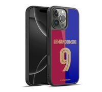 Head Case Designs Licenza Ufficiale FC Barcelona Robert Lewandowski 2024/25 Giocatori Home Kit Cover in Gel Rinforzata [Protezione di Grado Militare] Compatibile con Apple iPhone 16 PRO Max