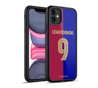 Head Case Designs Licenza Ufficiale FC Barcelona Robert Lewandowski 2024/25 Giocatori Home Kit Cover in Gel Rinforzata [Protezione di Grado Militare] Compatibile con Apple iPhone 11