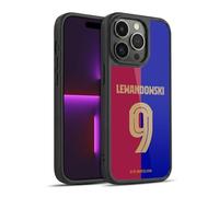 Head Case Designs Licenza Ufficiale FC Barcelona Robert Lewandowski 2024/25 Giocatori Home Kit Cover in Gel Rinforzata [Protezione di Grado Militare] Compatibile con Apple iPhone 14 PRO