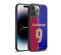 Head Case Designs Licenza Ufficiale FC Barcelona Robert Lewandowski 2024/25 Giocatori Home Kit Cover in Gel Rinforzata [Protezione di Grado Militare] Compatibile con Apple iPhone 14 PRO Max