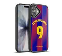 Head Case Designs Licenza Ufficiale FC Barcelona Robert Lewandowski 2025/26 Giocatori Home Kit Cover in Gel Rinforzata [Protezione di Grado Militare] Compatibile con Apple iPhone 17