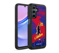 Head Case Designs Licenza Ufficiale FC Barcelona Sergio Roberto 2020/21 Prima Squadra Gruppo 1 Custodia Antiurto Ultra Blindata Compatibile con Samsung Galaxy A15