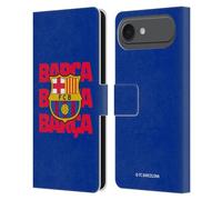 Head Case Designs Licenza Ufficiale FC Barcelona Stemma della Barca Grafica Custodia Portafoglio in Pelle Compatibile con Apple iPhone 17 Air
