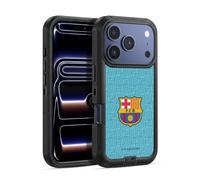 Head Case Designs Licenza Ufficiale FC Barcelona Terza 2019/20 Kit Cresta Custodia Antiurto Ultra Blindata compatibile con Apple iPhone 17 Pro Max