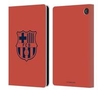Head Case Designs Licenza Ufficiale FC Barcelona Terza Kit per Stemma 2025/26 Custodia Portafoglio in Pelle Compatibile con Amazon Fire 7 2022