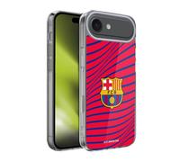 Head Case Designs Licenza Ufficiale FC Barcelona Texture Grafica Custodia in Gel [Protezione di Grado Militare] Compatibile con Apple iPhone 17 Air
