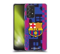 Head Case Designs Licenza Ufficiale FC Barcelona Third 2021/22 Kit Crest Custodia in Gel [Protezione di Grado Militare] Compatibile con Galaxy A52 / A52s / 5G (2021)