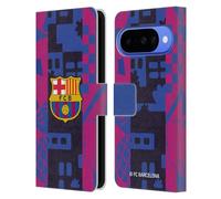 Head Case Designs Licenza Ufficiale FC Barcelona Third 2021/22 KIT CREST Custodia Portafoglio in Pelle Compatibile con Google Pixel 10