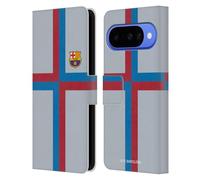 Head Case Designs Licenza Ufficiale FC Barcelona Third 2022/23 Kit Crest Custodia Portafoglio in Pelle Compatibile con Google Pixel 10