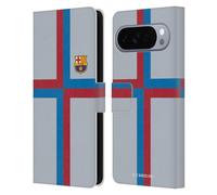 Head Case Designs Licenza Ufficiale FC Barcelona Third 2022/23 Kit Crest Custodia Portafoglio in Pelle Compatibile con Google Pixel 10 Pro XL