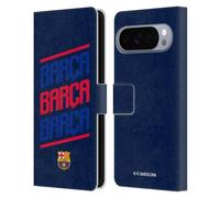 Head Case Designs Licenza Ufficiale FC Barcelona Tipo Barca Grafica Custodia Portafoglio in Pelle Compatibile con Google Pixel 10 Pro XL