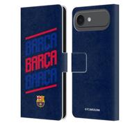 Head Case Designs Licenza Ufficiale FC Barcelona Tipo Barca Grafica Custodia Portafoglio in Pelle Compatibile con Apple iPhone 17 Air