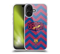 Head Case Designs Licenza Ufficiale FC Barcelona Zigzag FORCA Barca Custodia in Gel [Protezione di Grado Militare] Compatibile con Apple iPhone 17