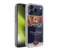 Head Case Designs Licenza Ufficiale Frida Kahlo Boccioli Floreale Rosso Custodia in Gel [Protezione di Grado Militare] Compatibile con Apple iPhone 17 PRO