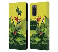Head Case Designs Licenza Ufficiale Frida Kahlo Erbe Tropicale Custodia Portafoglio in Pelle Compatibile con Samsung Galaxy S20 / S20 5G