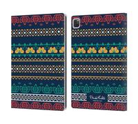 Head Case Designs Licenza Ufficiale Frida Kahlo Etnico Coyoacan Pattern Custodia Portafoglio in Pelle Compatibile con Apple iPad PRO 13 M4 2024