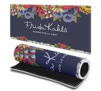 Head Case Designs Licenza Ufficiale Frida Kahlo Fiori Arte Mista 23.62 x 11.81 x 0.12 Inches (600 x 300 mm) - L Tappetino per Mouse E Scrivania da Ufficio per Giochi Tastiera PC