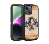 Head Case Designs Licenza Ufficiale Frida Kahlo Indaco Ritratto Custodia Antiurto Ultra Blindata compatibile con Apple iPhone 14