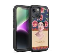 Head Case Designs Licenza Ufficiale Frida Kahlo Rosso Ritratto Custodia Antiurto Ultra Blindata compatibile con Apple iPhone 14