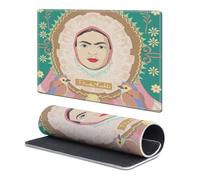 Head Case Designs Licenza Ufficiale Frida Kahlo Uccelli con Cornice Ovale Arte Floreale 9.84 x 11.81 x 0.12 Inches (250 x 300 mm) - S Tappetino per Mouse E Scrivania da Ufficio per Giochi Tastiera PC