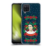Head Case Designs Licenza Ufficiale Frida Kahlo Viva La Vida Icone Custodia in Gel [Protezione di Grado Militare] Compatibile con Samsung Galaxy A12 (2020)