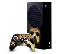 Head Case Designs Licenza Ufficiale Friday the 13th 2009 Poster Jason Voorhees Grafica Pacchetto Console Da Gioco Wrap E Pelle Per Controller Compatibile con Xbox Series S