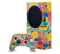 Head Case Designs Licenza Ufficiale Friends TV Show Central Perk Grafica Iconica Pacchetto Console Da Gioco Wrap E Pelle Per Controller Compatibile con Xbox Series S