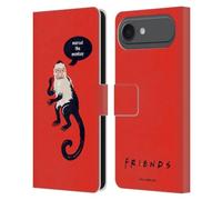 Head Case Designs Licenza Ufficiale Friends TV Show Marcel La Scimmia Iconico Custodia Portafoglio in Pelle Compatibile con Apple iPhone 17 Air