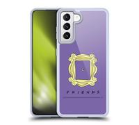 Head Case Designs Licenza Ufficiale Friends TV Show Spioncino Cornice Iconico Custodia Cover in Morbido Gel Compatibile con Samsung Galaxy S21 5G
