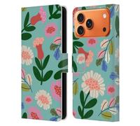 Head Case Designs Licenza Ufficiale Gabriela Thomeu Super Bloom Floreale Custodia Portafoglio in Pelle Compatibile con Apple iPhone 17 Pro Max