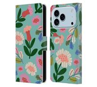 Head Case Designs Licenza Ufficiale Gabriela Thomeu Super Bloom Floreale Custodia Portafoglio in Pelle Compatibile con Apple iPhone 17 Pro