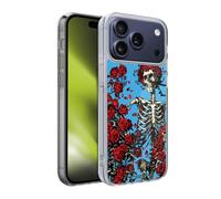 Head Case Designs Licenza Ufficiale Grateful Dead Bertha Teschio Rose Tendenze Custodia in Gel [Protezione di Grado Militare] Compatibile con Apple iPhone 17 PRO