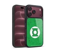 Head Case Designs Licenza Ufficiale Green Lantern DC Comics Classsico Aspetto Sdrucito Logos Cover in gel rinforzata [Protezione di Grado Militare] Compatibile con Apple iPhone 18 Pro