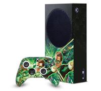Head Case Designs Licenza Ufficiale Green Lantern DC Comics Corps Copertine Di Libri A Fumetto Console Da Gioco Wrap E Pelle Per Controller Compatibile con Xbox Series S Console & Controller Bundle