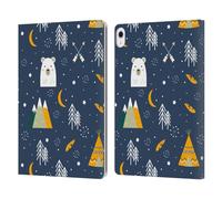 Head Case Designs Licenza Ufficiale Haroulita Bestie da Foresta Foresta Custodia Portafoglio in Pelle Compatibile con Apple iPad Air 13 2024/2025