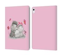 Head Case Designs Licenza Ufficiale Haroulita Famiglia di Ippo Foresta Custodia Portafoglio in Pelle Compatibile con Apple iPad Air 13 2024/2025