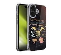 Head Case Designs Licenza Ufficiale Harry Potter all I Want for Christmas Deathly Hallows XXXII Custodia in Gel [Protezione di Grado Militare] Compatibile con Apple iPhone 17