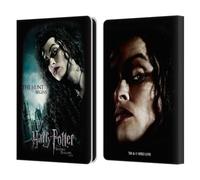 Head Case Designs Licenza Ufficiale Harry Potter Bellatrix Lestrange Deathly Hallows VII Custodia Portafoglio in Pelle Compatibile con Amazon Kindle Paperwhite 6