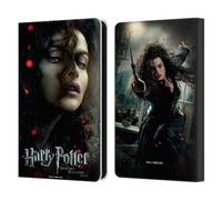 Head Case Designs Licenza Ufficiale Harry Potter Bellatrix Lestrange Deathly Hallows VIII Custodia Portafoglio in Pelle Compatibile con Amazon Kindle 11th Gen (2024)