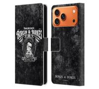 Head Case Designs Licenza Ufficiale Harry Potter Borgin & Burkes Tipografia Delle Località Custodia Portafoglio in Pelle Compatibile con Apple iPhone 17 Pro Max